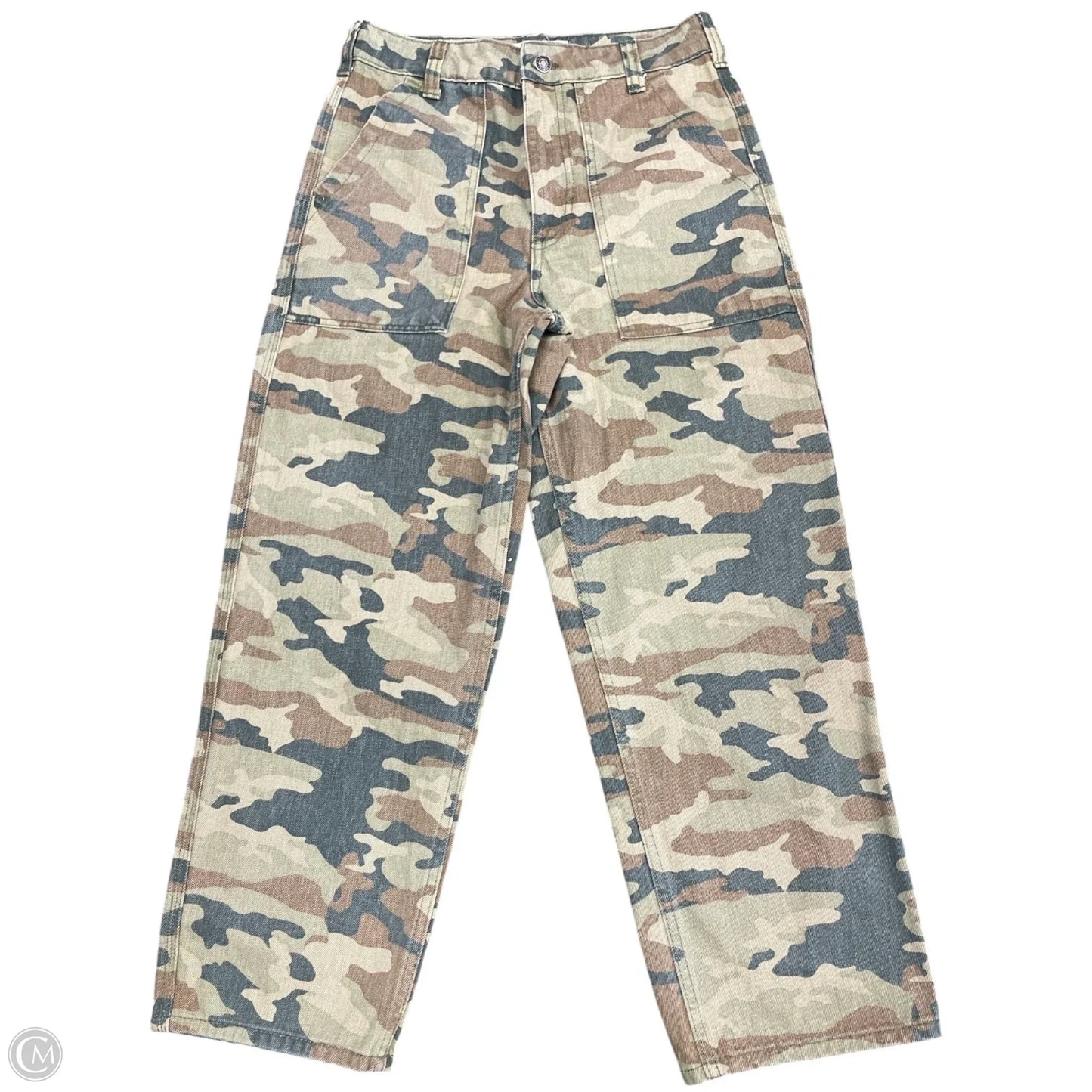 Jeans Straight By We The Free In Camouflage Print, Size: 4