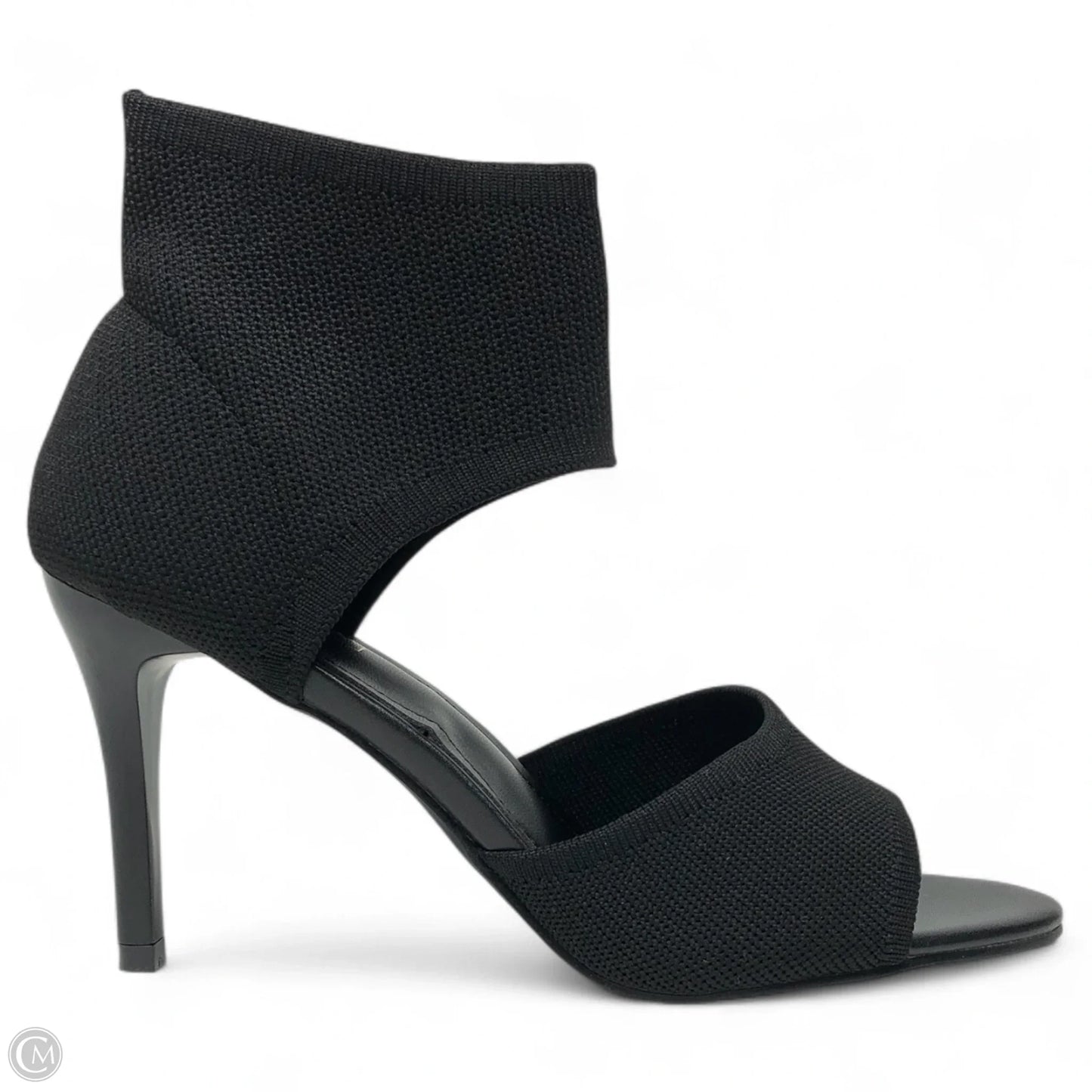 Sandals Heels Stiletto By Clothes Mentor In Black, Size: 7.5