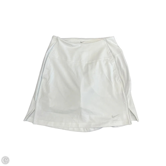 Athletic Skort By Nike Apparel In White, Size: Xs