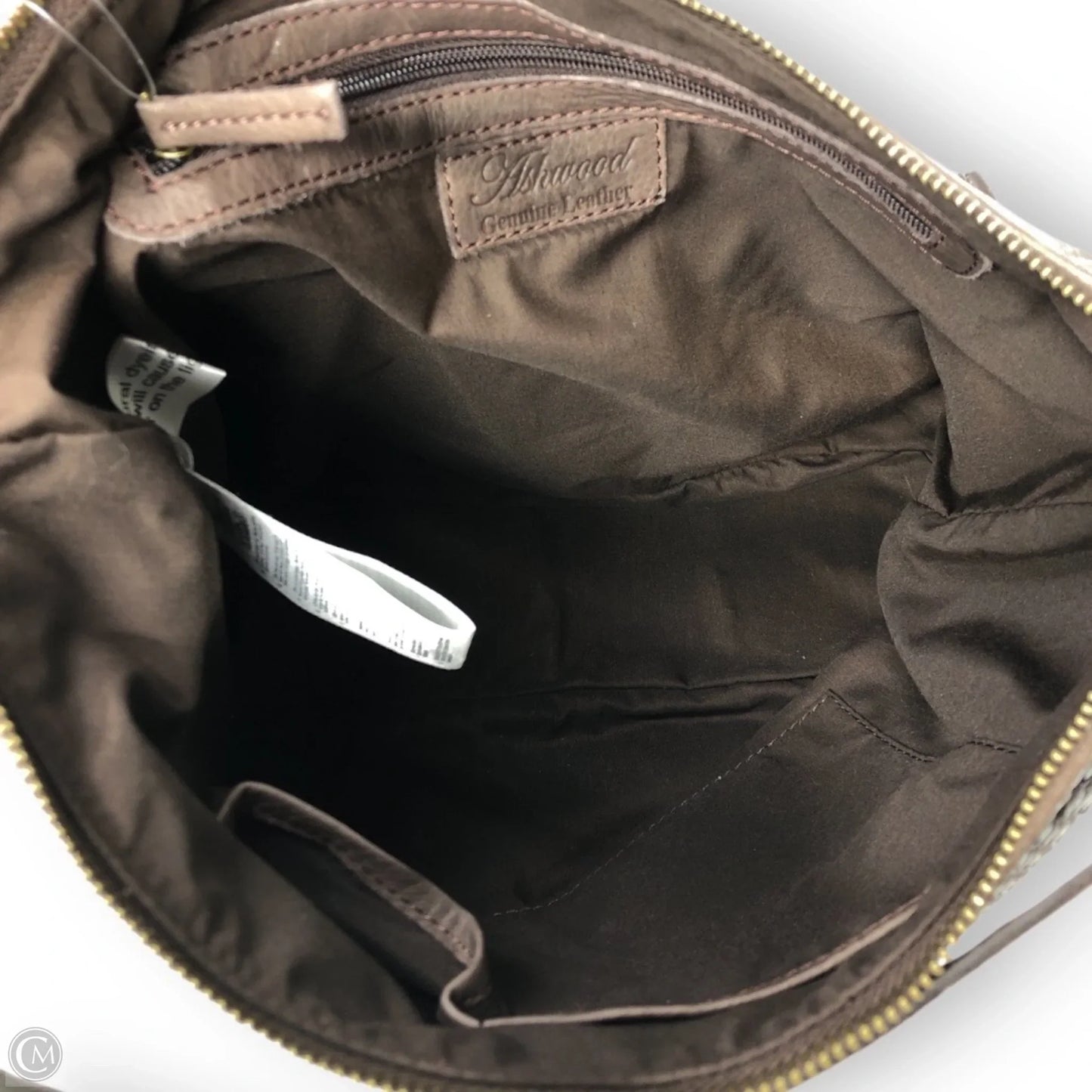 Handbag Leather By Cmc, Size: Medium