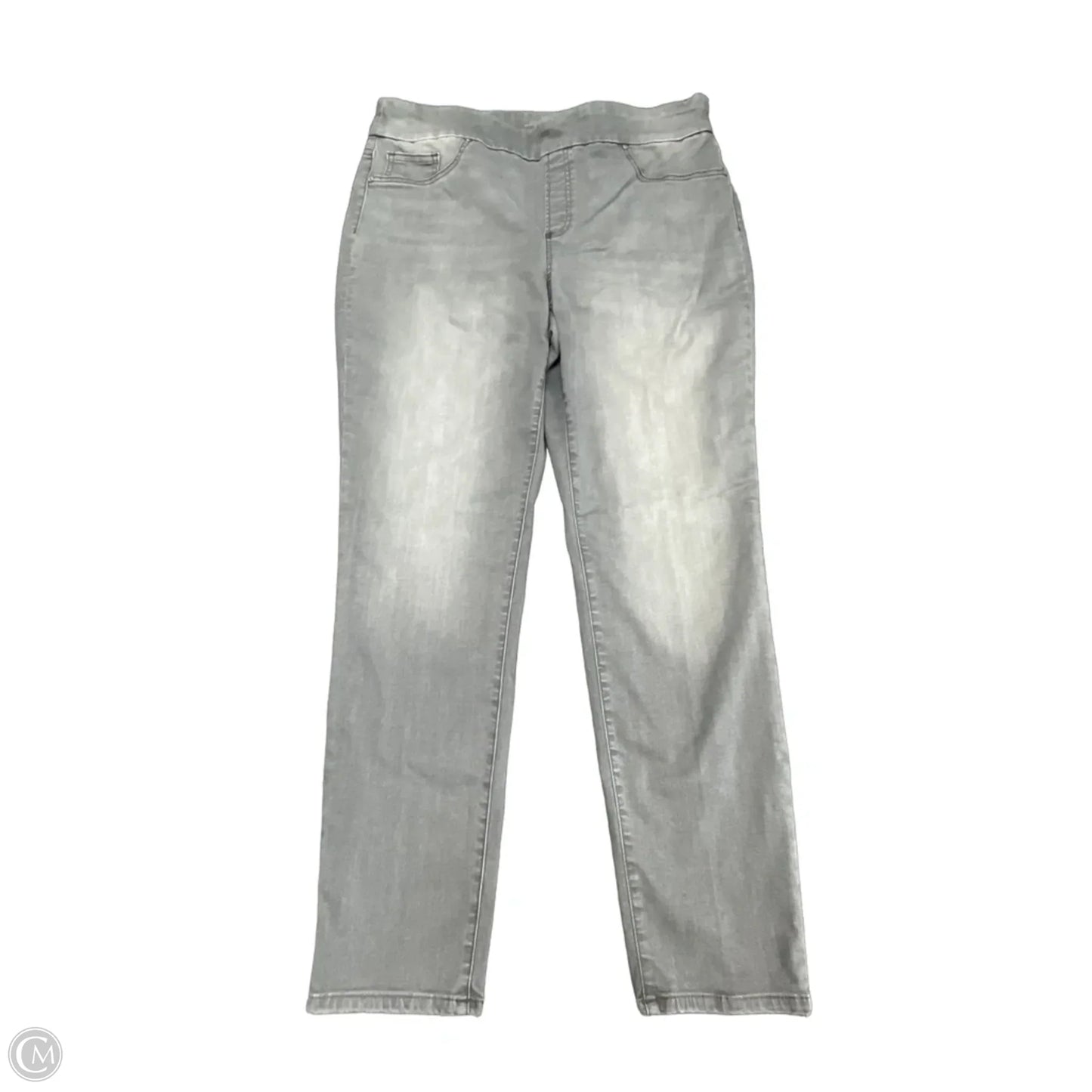 Jeans Jeggings By Chicos In Grey, Size: 12