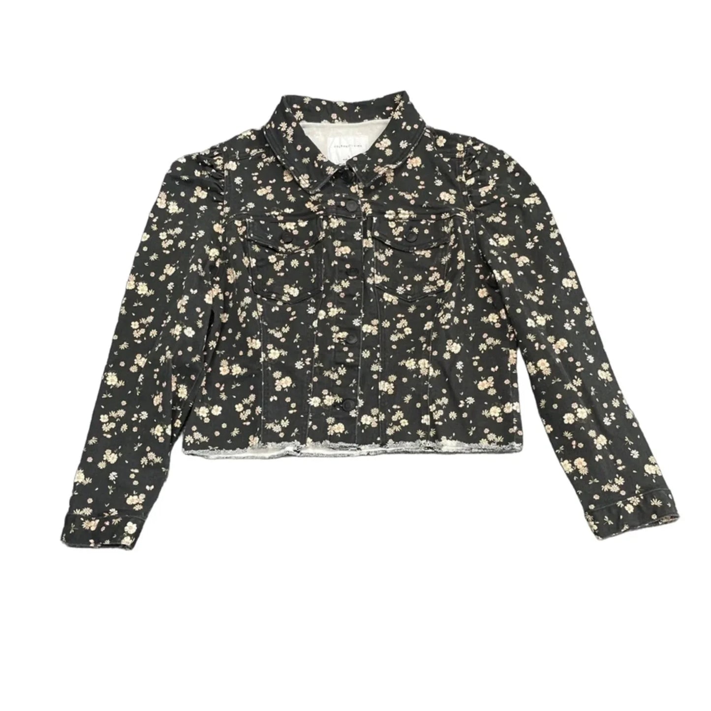 Jacket Denim By Celebrity Pink In Black & Pink, Size: L