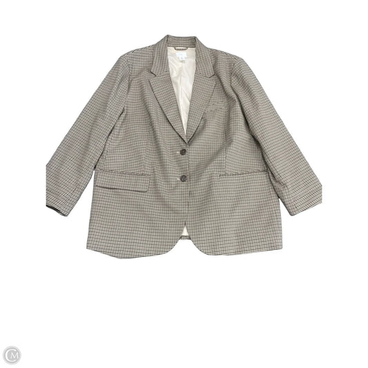 Blazer By H&m In Brown & Green, Size: Xl