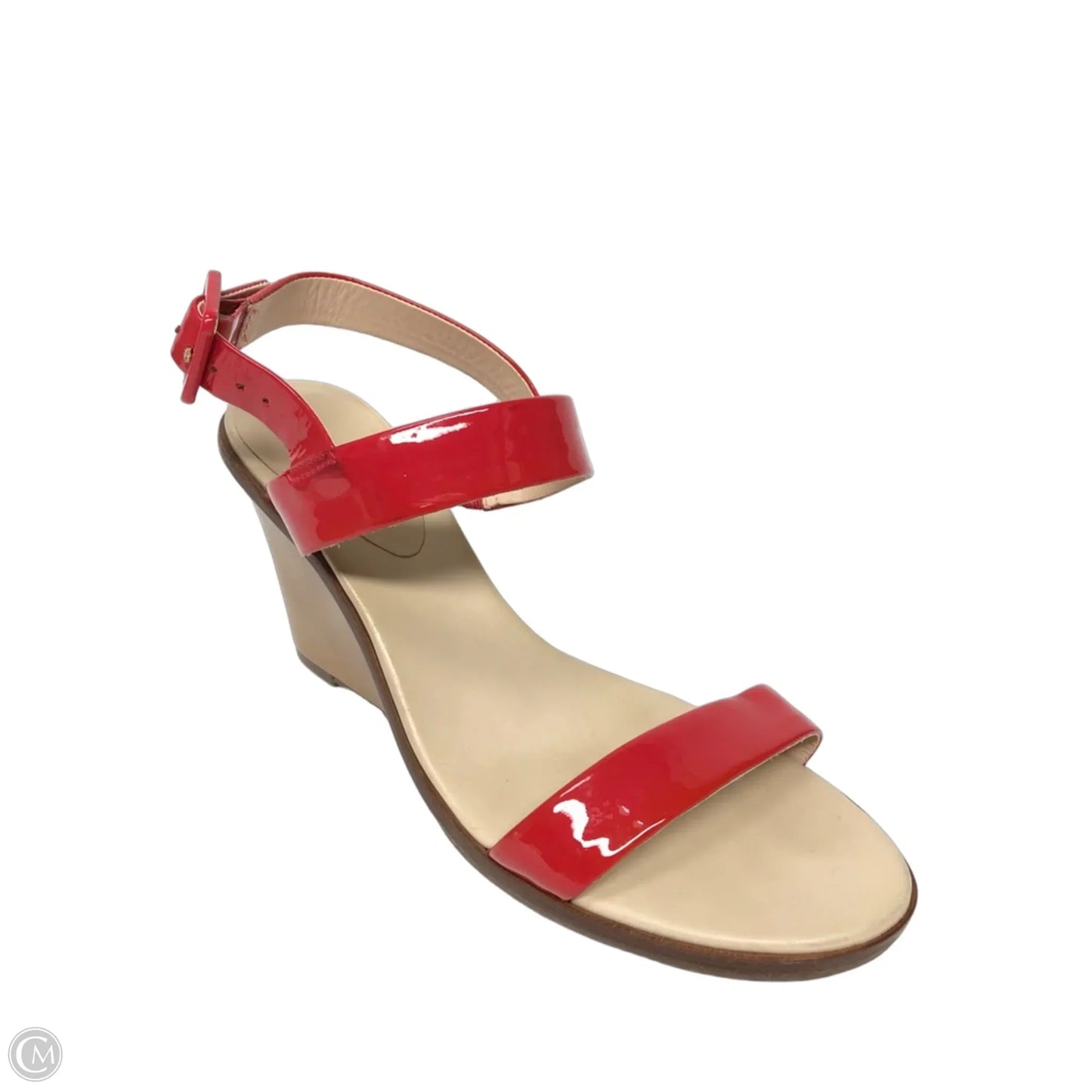 Sandals Designer By Kate Spade In Red, Size: 8