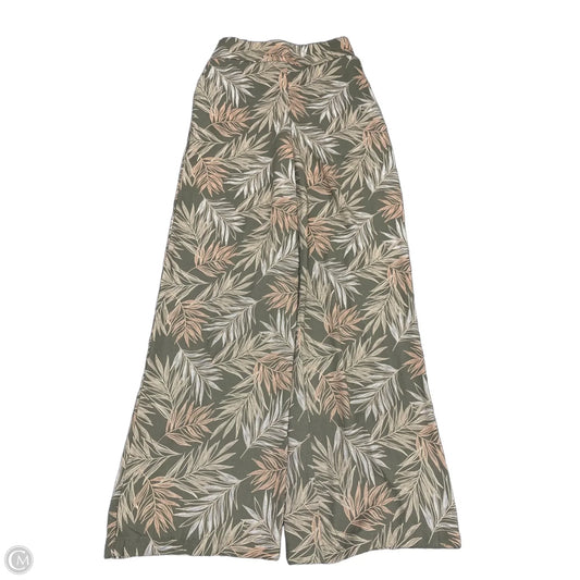 Pants Wide Leg By A New Day In Brown & Green, Size: Xs