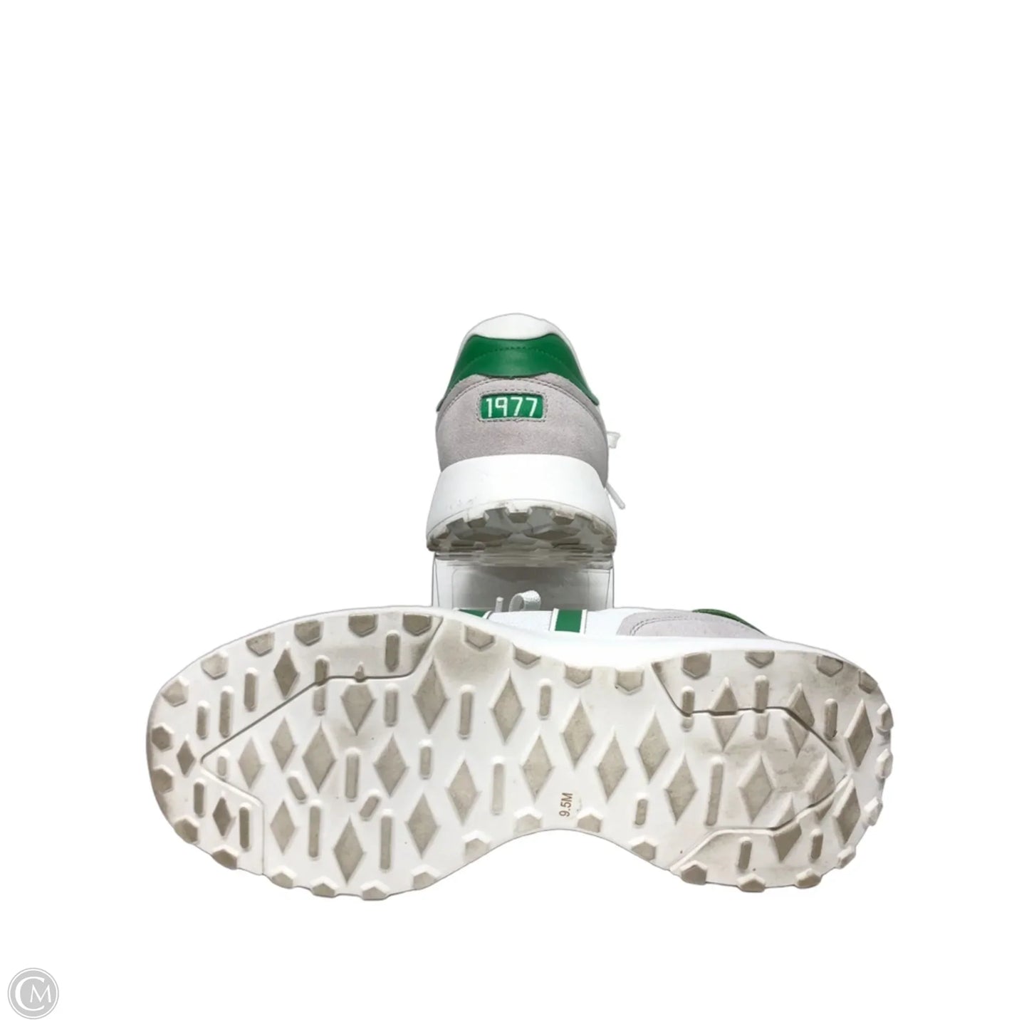 Shoes Athletic By Cmc In Green & White, Size: 9.5