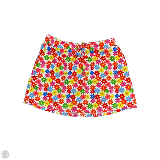 Athletic Skort By Jess Lea In Floral Print, Size: L