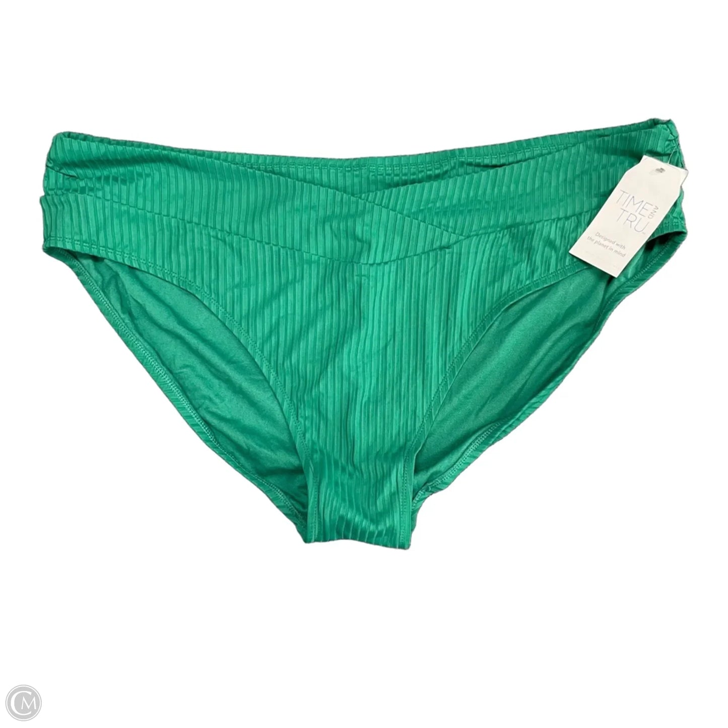 Swimsuit 2pc By Time And Tru In Green, Size: 3x