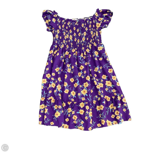 Dress Casual Short By Shein In Purple, Size: Xl
