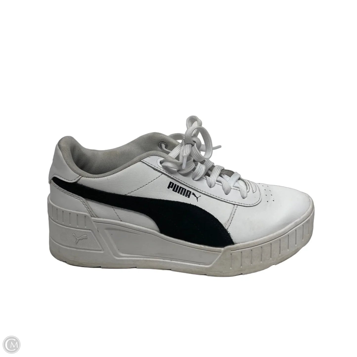 Shoes Sneakers By Puma In Black & White, Size: 7.5