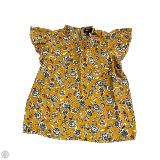 Top Short Sleeve By Forever 21 In Orange, Size: 3x