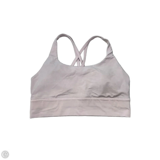 Athletic Bra By Lululemon In Cream, Size: 10