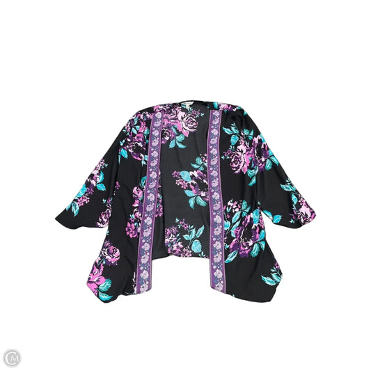 Swimwear Cover-up By The Pioneer Woman In Black & Purple, Size: M