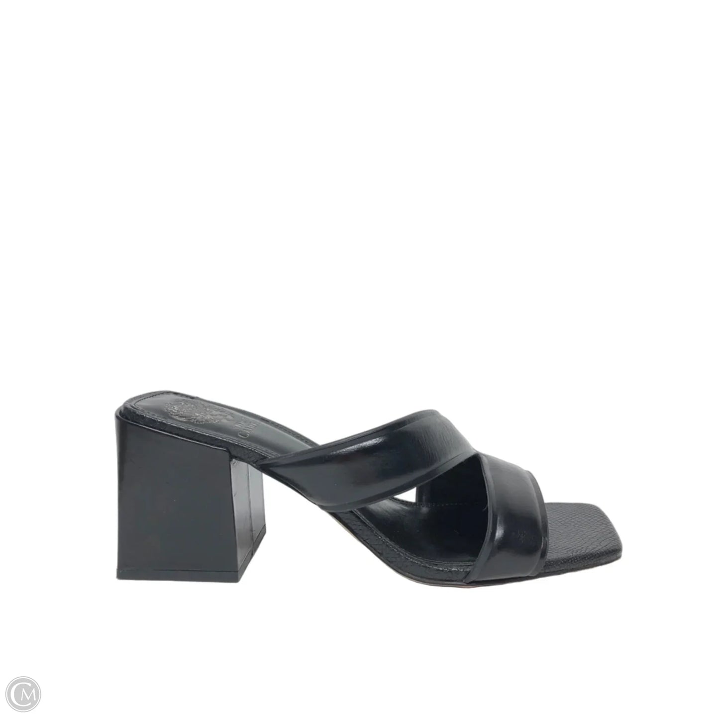 Sandals Heels Block By Vince Camuto In Black, Size: 10