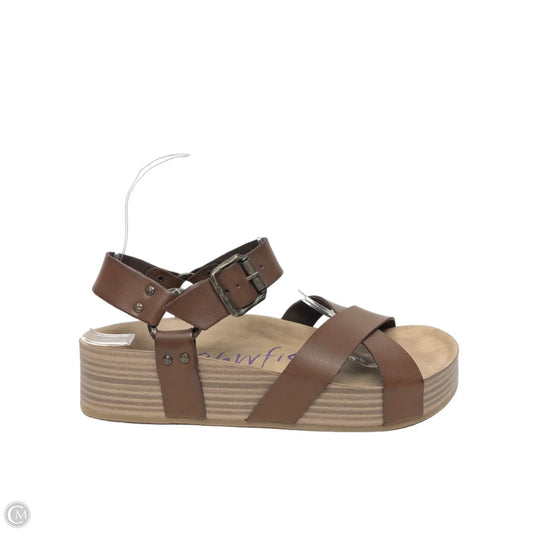 Sandals Flats By Blowfish In Brown, Size: 8.5