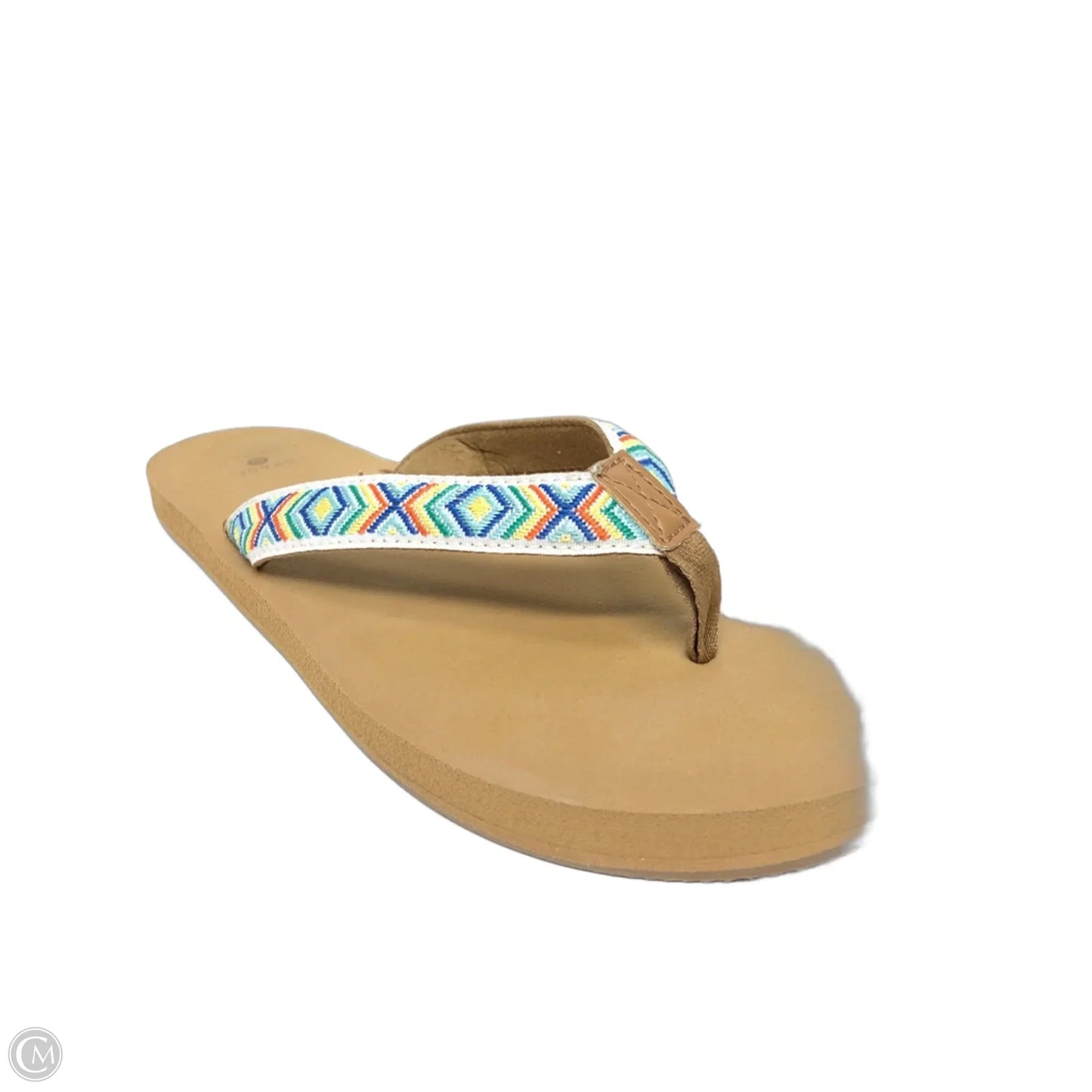 Sandals Flip Flops By Shade & Shore In Brown, Size: 9
