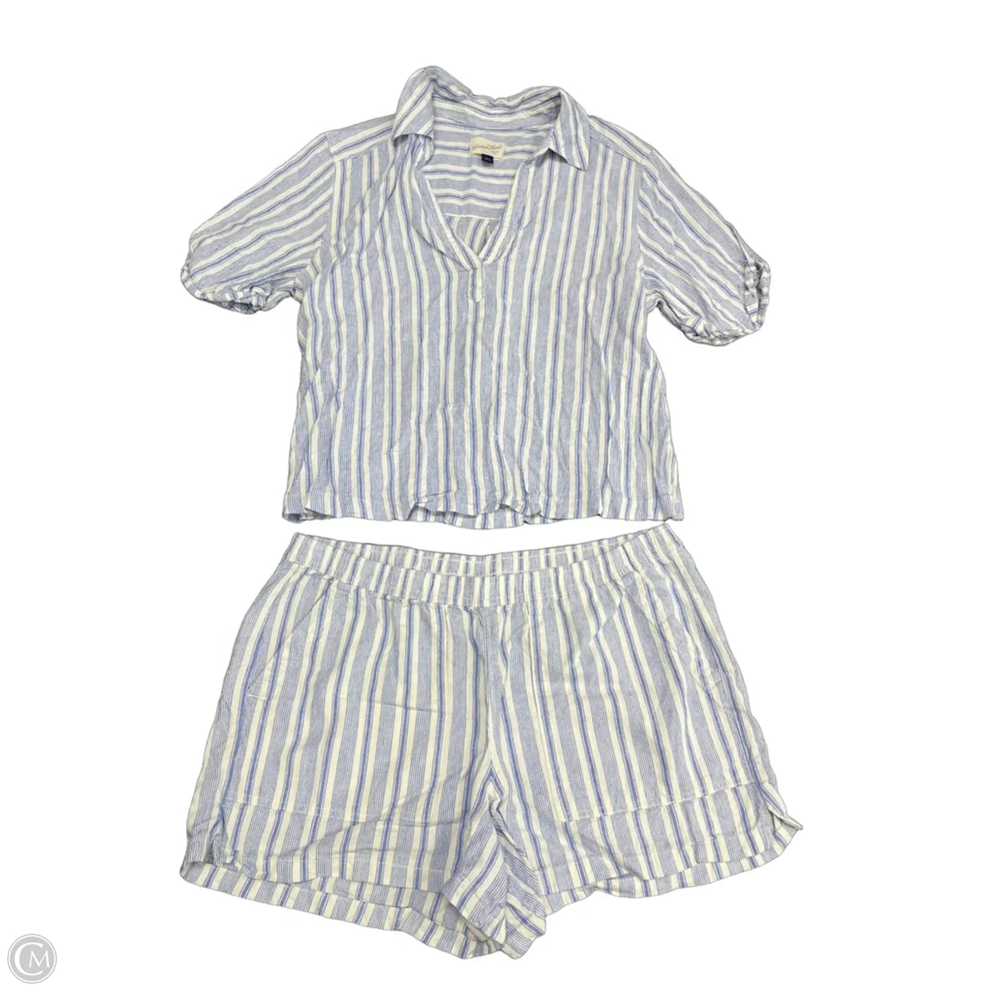 Shorts Set By Universal Thread In Blue & White, Size: L