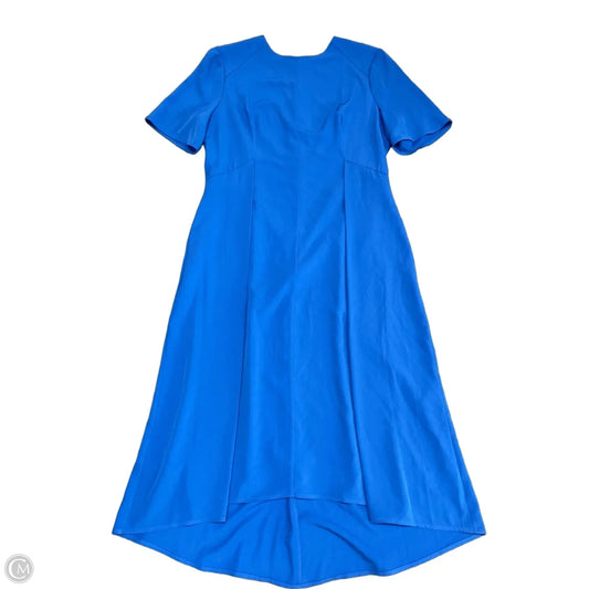 Dress Casual Midi By Maggy London In Blue, Size: 16