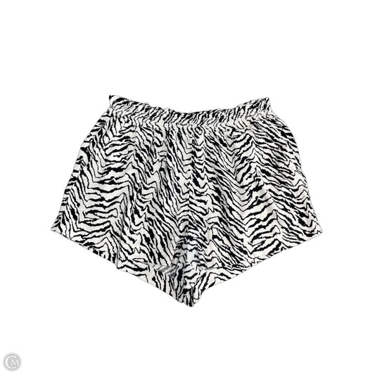 Shorts By Ava & Viv In Black & White, Size: Xxl