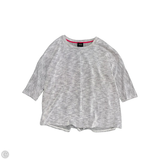 Top Short Sleeve By W5 In Grey, Size: 2x
