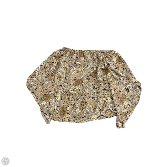 Top Short Sleeve By Shein In Brown, Size: 4