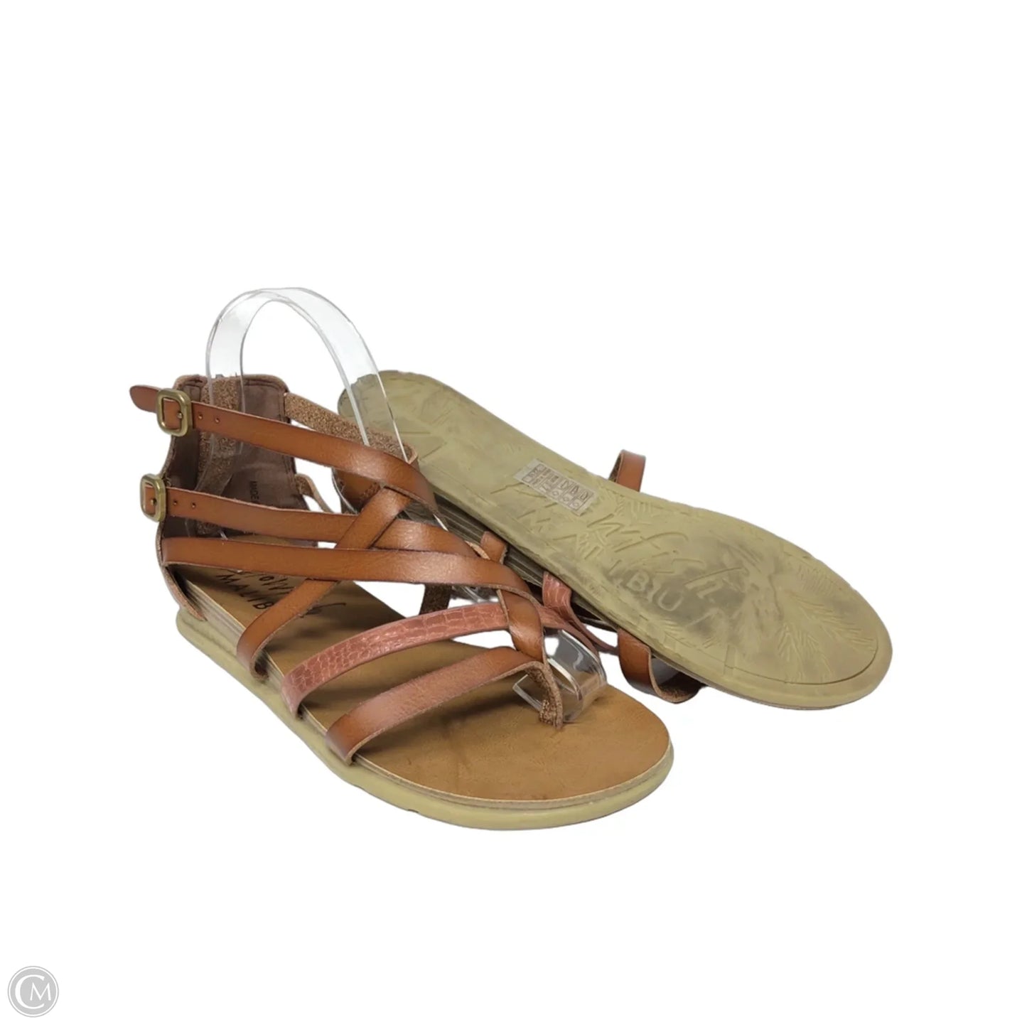 Sandals Flats By Blowfish In Brown, Size: 7