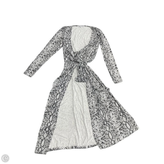Dress Casual Midi By Good American In Snakeskin Print, Size: S