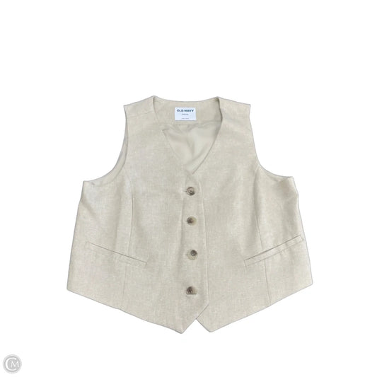 Vest Other By Old Navy In Cream, Size: Mp