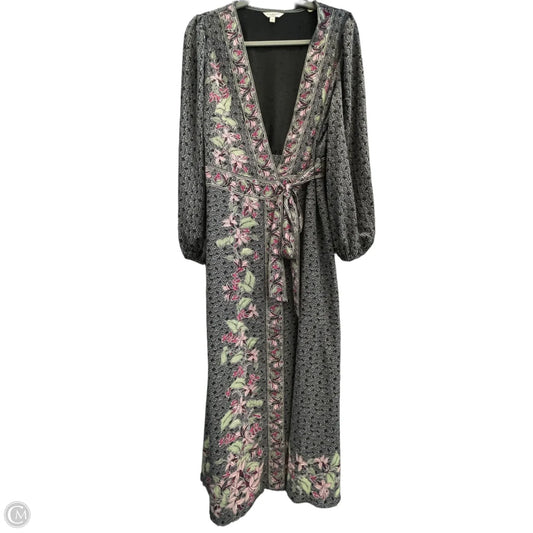 Dress Casual Midi By Max Studio In Black & Grey, Size: L