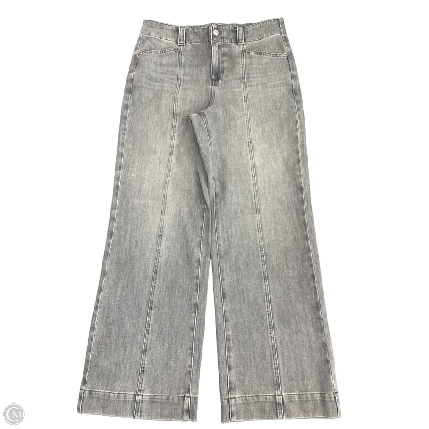 Jeans Straight By Talbots In Grey, Size: 10