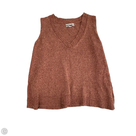 Top Sleeveless By Anthropologie In Brown, Size: S