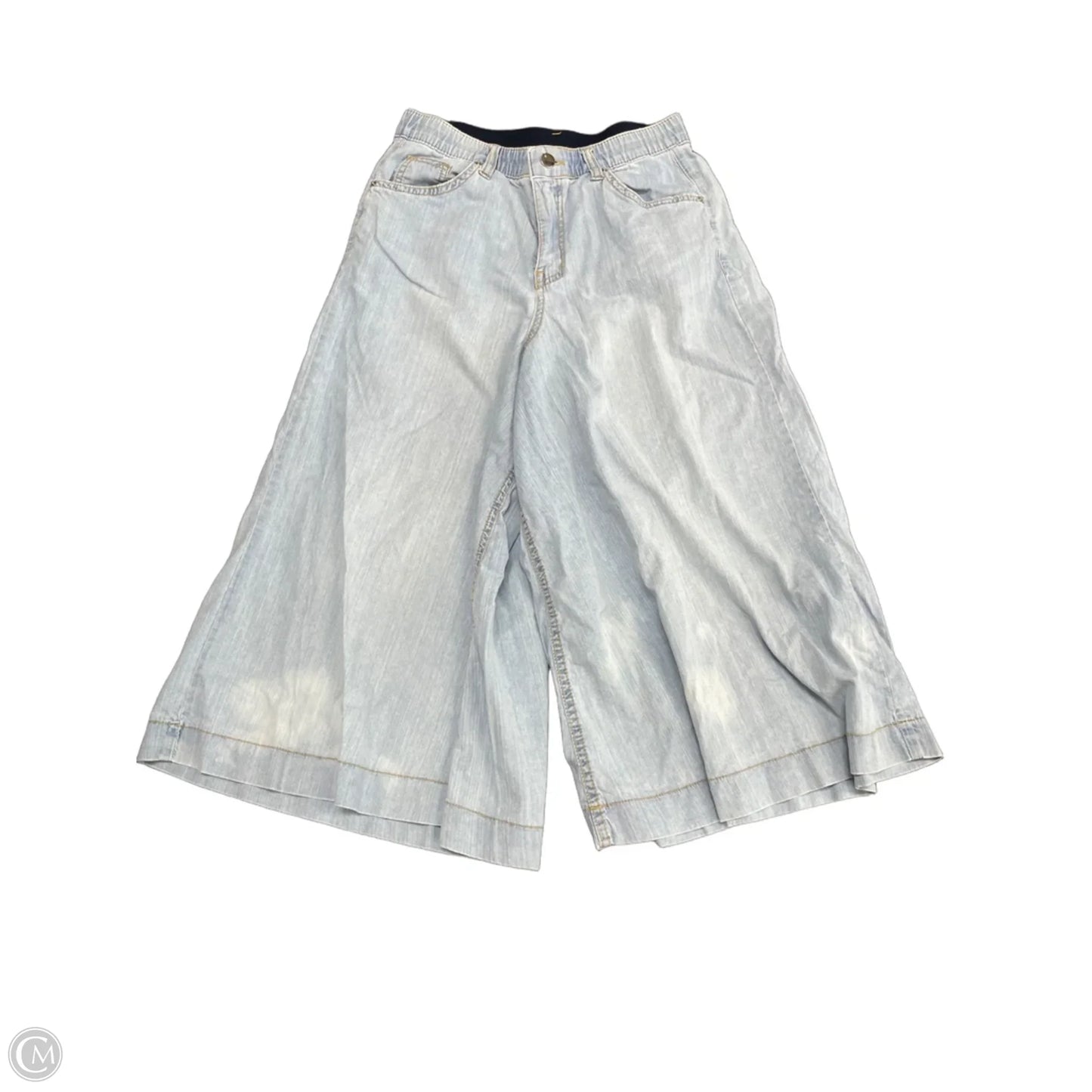 Pants Cropped By Cme In Blue, Size: M