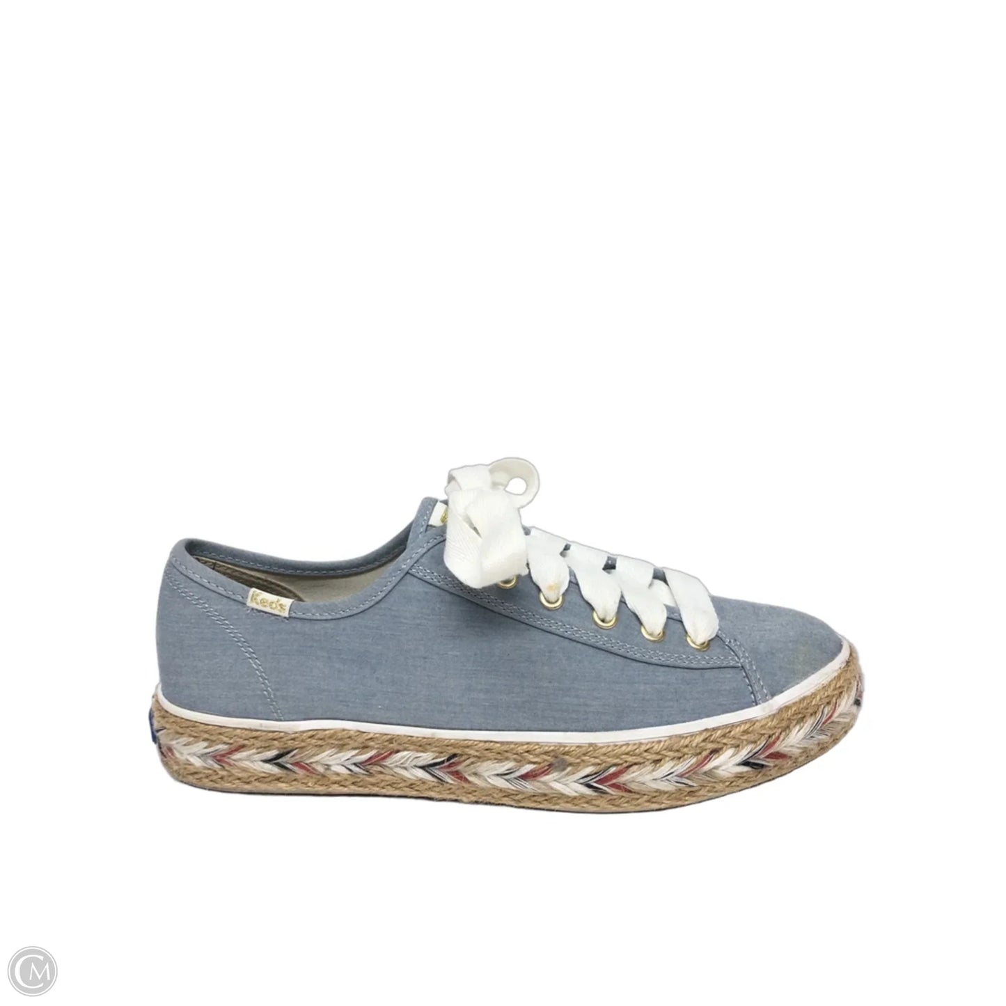 Shoes Sneakers By Keds In Blue & White, Size: 9