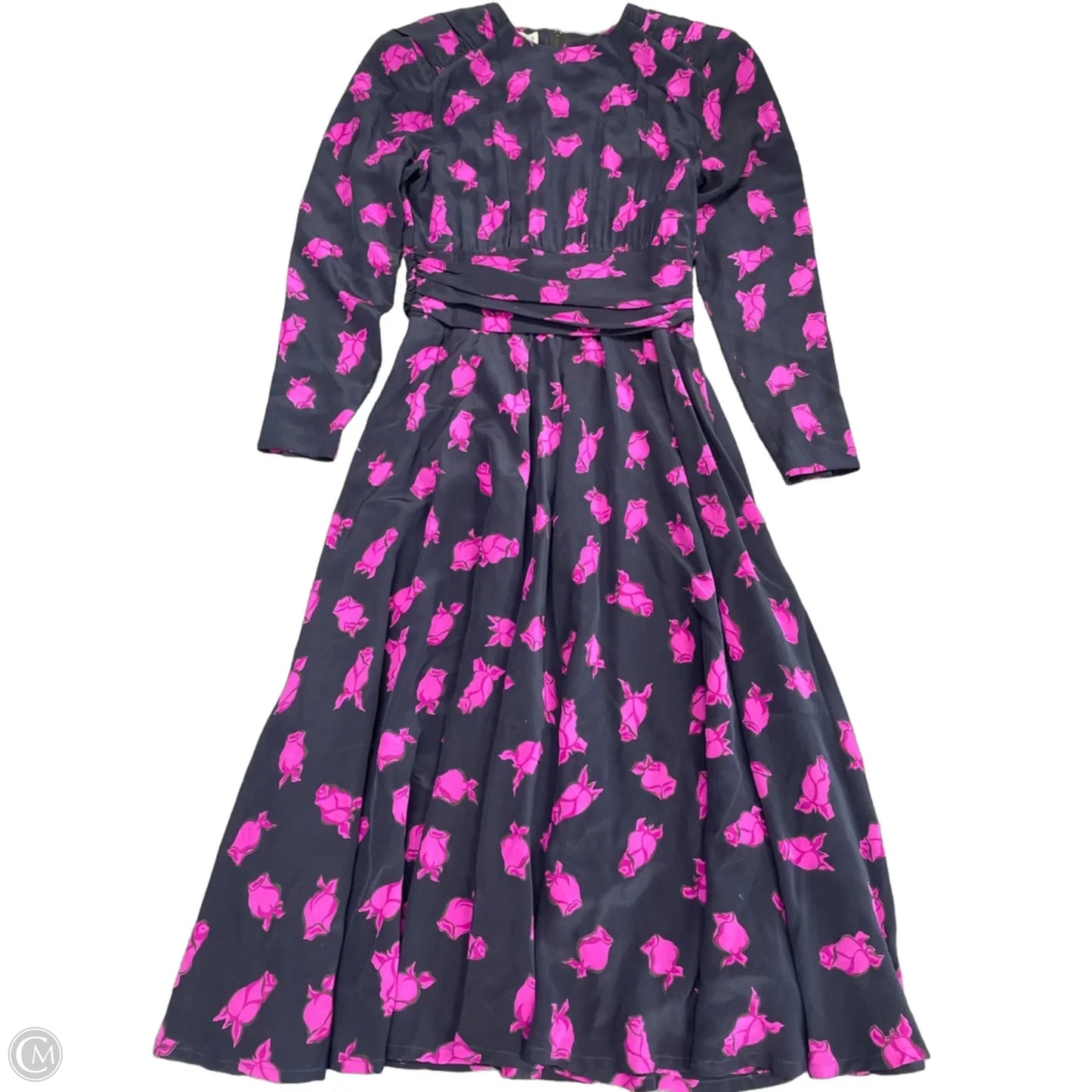 Dress Party Midi By Cmc In Blue & Purple, Size: 8