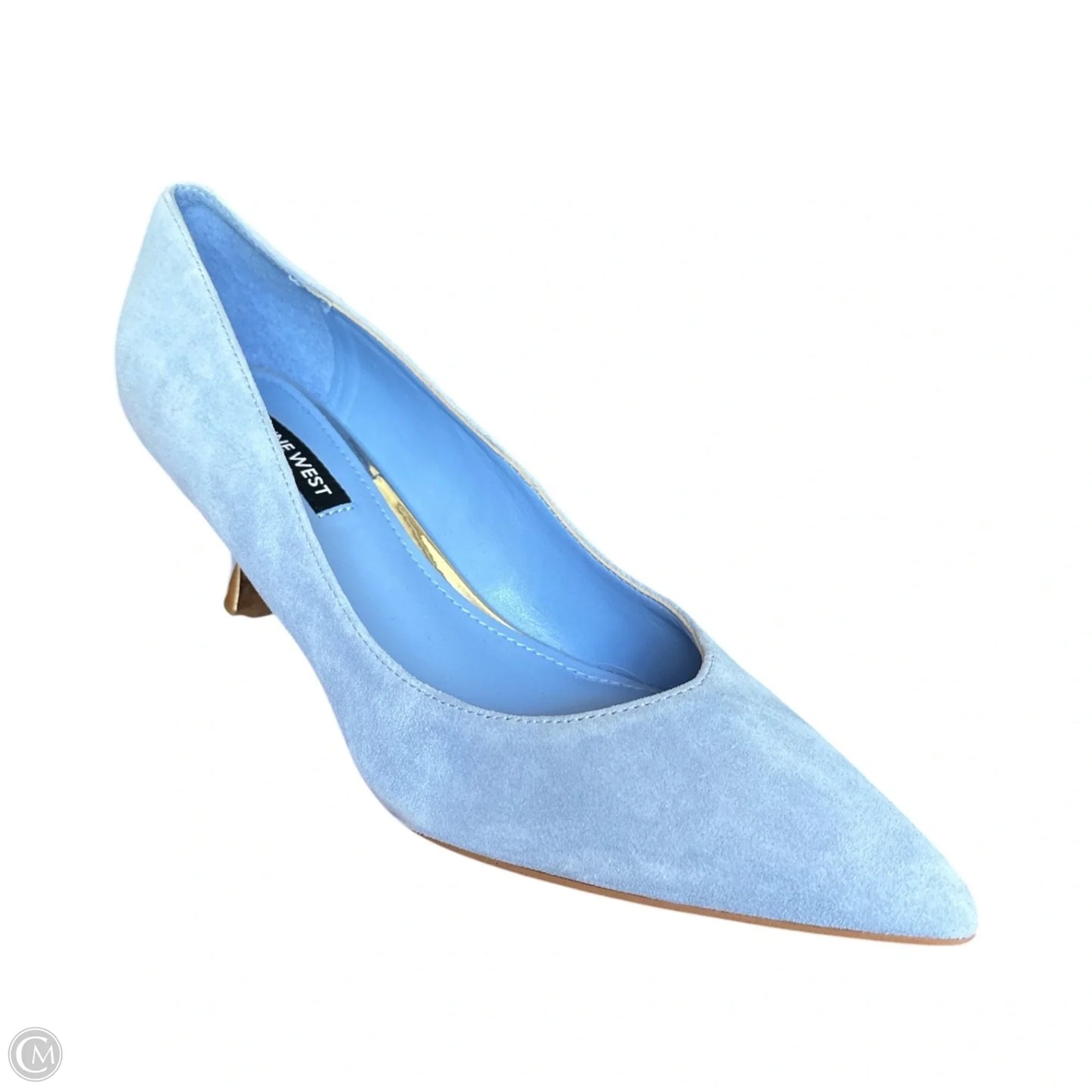 Shoes Heels Block By Nine West In Blue, Size: 7
