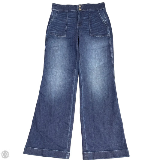 Jeans Straight By White House Black Market In Blue Denim, Size: 10p