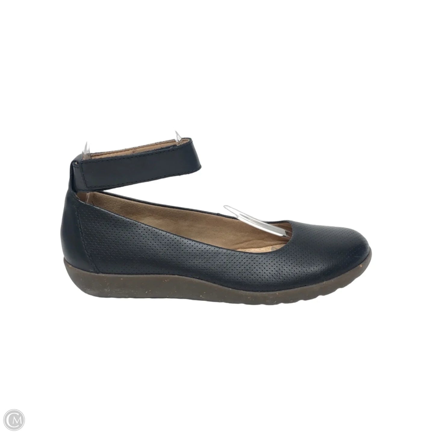 Shoes Flats By Clarks In Black, Size: 8.5