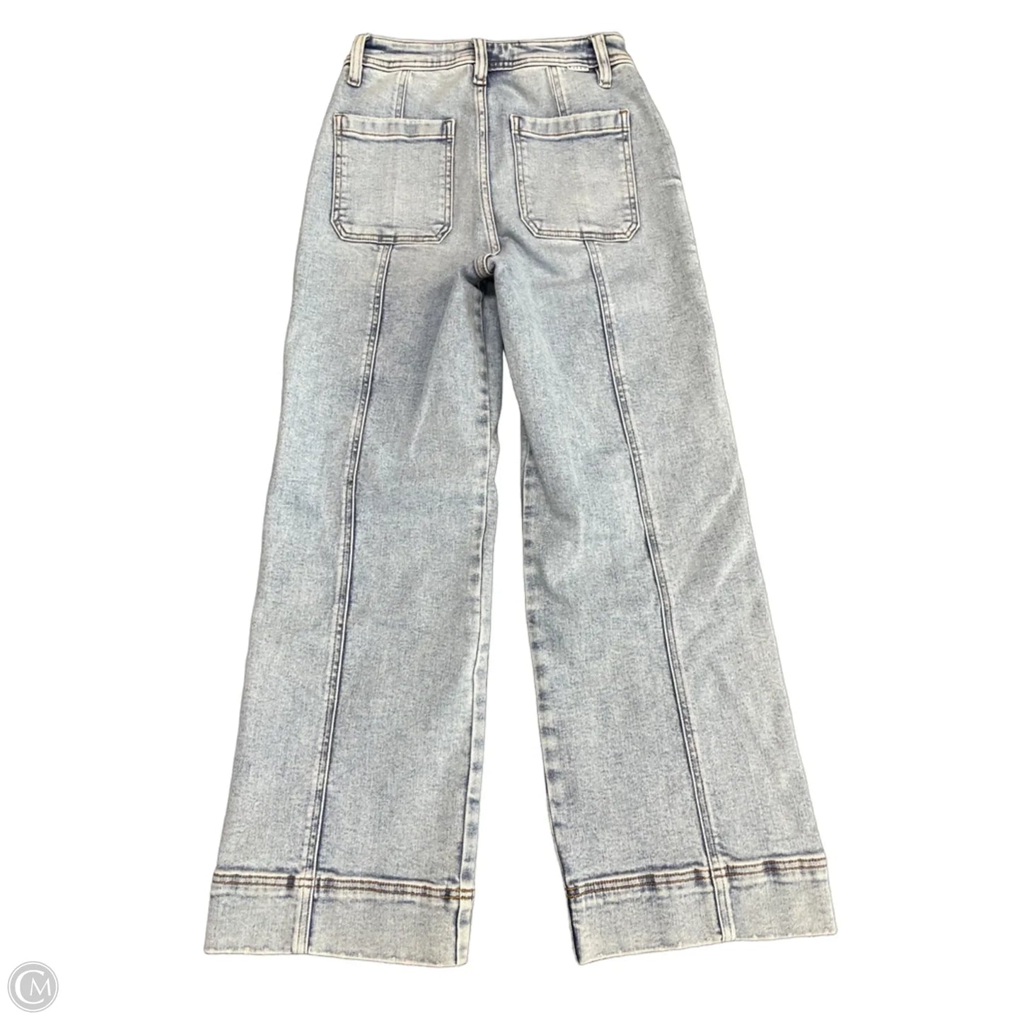 Jeans Straight By Risen In Blue Denim, Size: 2