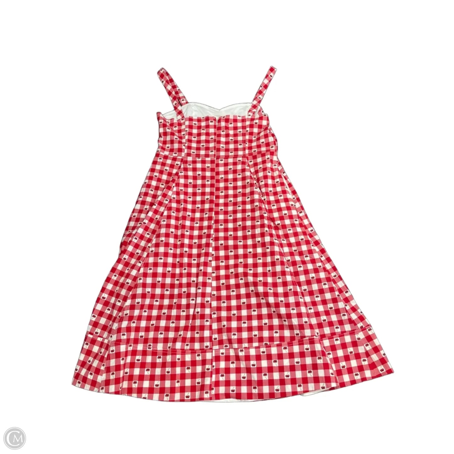 Dress Casual Midi By Avec Les Filles In Red & White, Size: 12