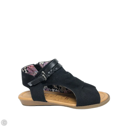 Sandals Flats By Blowfish In Black, Size: 7.5