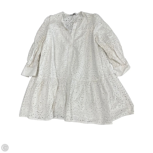 Dress Casual Short By Zara In White, Size: S