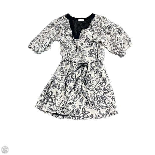 Dress Casual Short By Zara In Black & White, Size: M