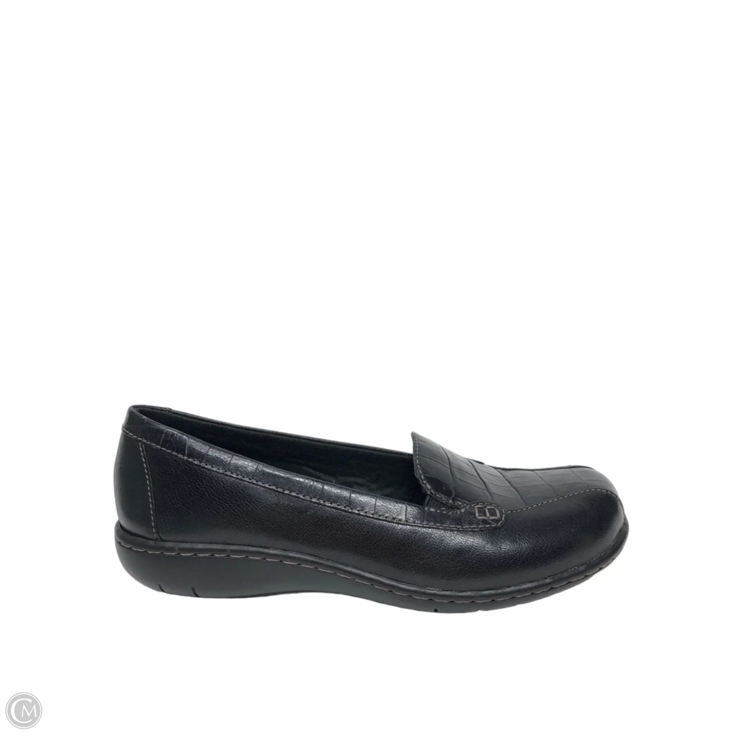 Shoes Flats By Clarks In Black, Size: 6