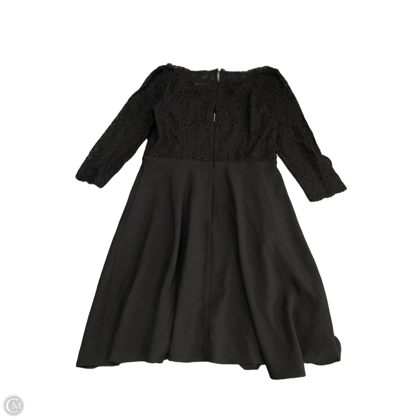 Dress Party Midi By Karl Lagerfeld In Black, Size: L