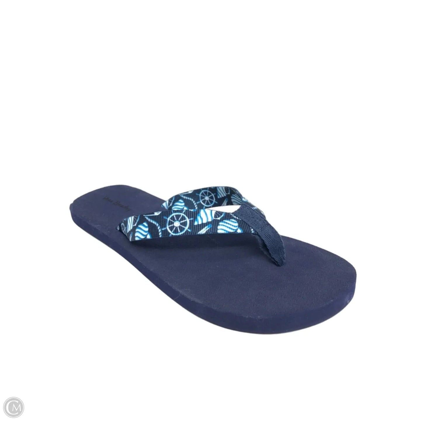 Sandals Flip Flops By Vera Bradley In Blue, Size: 7