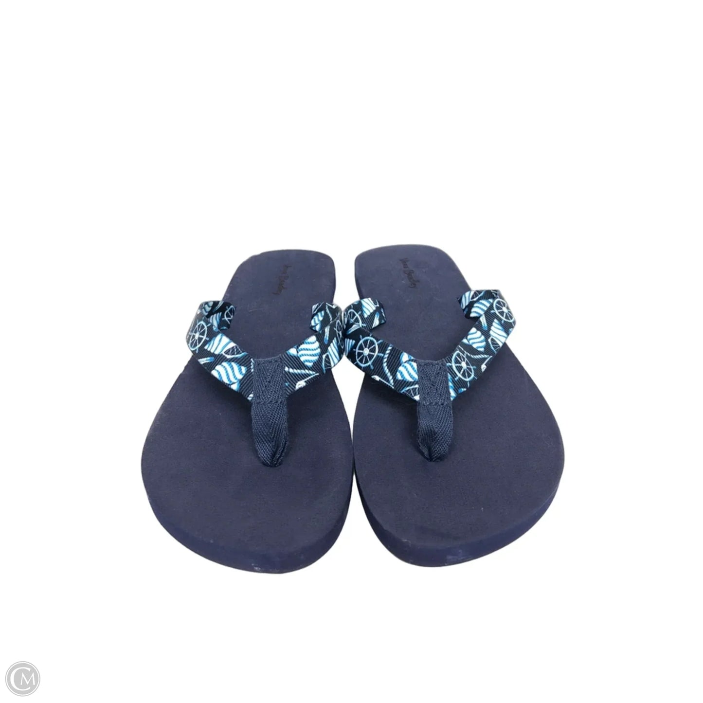 Sandals Flip Flops By Vera Bradley In Blue, Size: 7