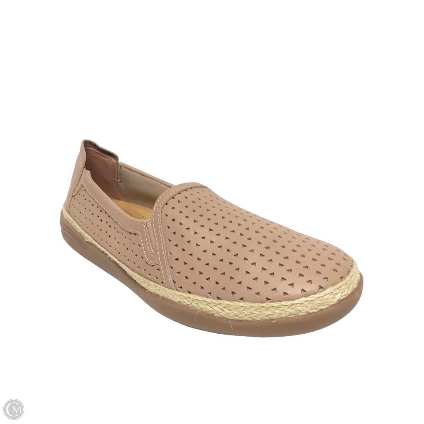 Shoes Flats By Clarks In Beige, Size: 9