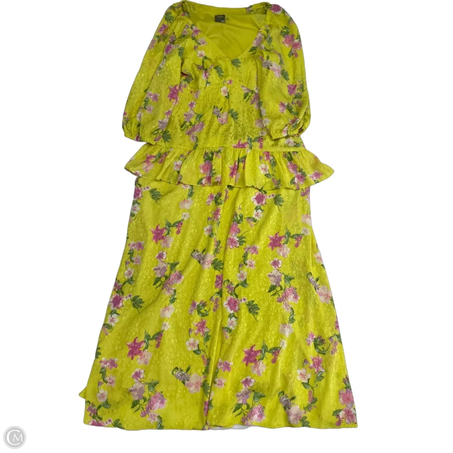 Dress Casual Maxi By Taylor In Yellow, Size: 10