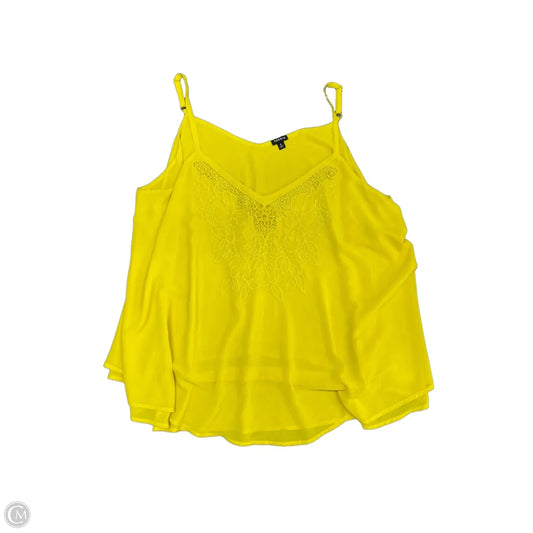 Top Sleeveless By Torrid In Yellow, Size: 3x