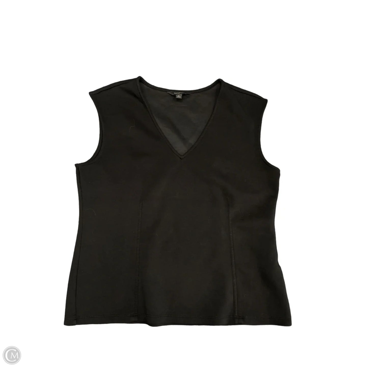 Top Sleeveless By Banana Republic In Black, Size: L